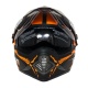 Шлем кроссовый BEON B-600 MATT-BLACK ORANGE